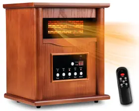 Gd9315bcw-3 A Plus Life Lifeplus Space Heater Quartz For Indoor Use Tip Over Overheat Protection With Rem