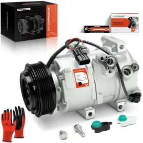 178348 A-premium Air Conditioner Ac Compressor With Clutch Compatible Hyundai P