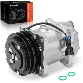 Apacc237pc A-premium A/c Compressor With Clutch Compatible Chevrolet Gmc Models -