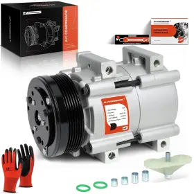 Apacc270 A-premium Air Conditioner Ac Compressor With Clutch Compatible Ford Free