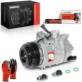 Apacc358am A-premium Air Conditioner Ac Compressor With Clutch Compatible Ford Fusi