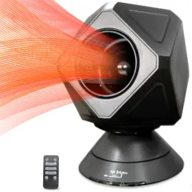 A Proper Market 195893305179 Norviera Air Jet Series-1 Cooling Fan With Heater 10-speed Powerful For
