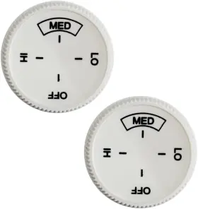 Ablmeb 313036014003 2pcs Baseboard Heater Thermostat Temperature Control Dial Knob Replacement Base