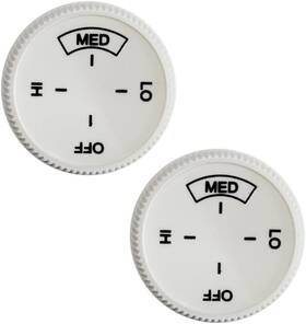 Ablmeb 743645257650 2pcs Baseboard Heater Thermostat Temperature Control Dial Knob Replacement Base