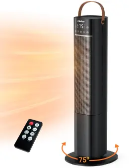 1500w Abolee 717023928524 Space Heaters Indoor Use 26 Inch 12ft/s Electric Heater With Remote Elect