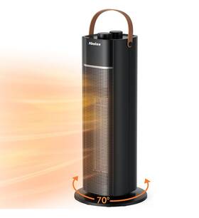 Abolee Hp1206r 1500w 18 Inch Tower Space Heater With Thermostat And 70 Oscillation Quiet Portable