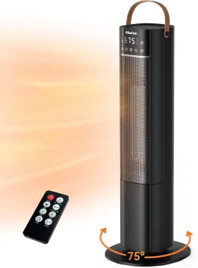 Hp1503r Abolee Space Heaters Use 26 Inch 12ft/s Electric Heater Remote 1500w 75deg Oscillation