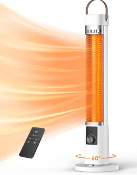 Sh03 Aerozy Electric Heater - Indoor/outdoor Portable Radiant Heat-new-oscillating