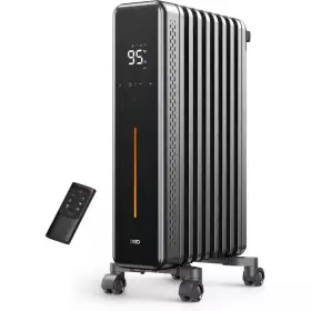 1500w Ahfiwaso 744110869804 Portable Space Oil Filled With Remote Control 4 Modes And 24h Timer - Overh