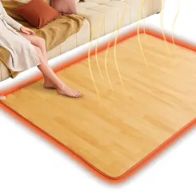 Ahsdbg 178603517712 Heated Floor Mat Infrared Radiant Heater With Timer And Adjustable Temperatu