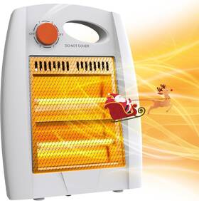 Airchoice Qh-80b Infrared Quartz Radiant Heater Overheat And Tip-over Protection New