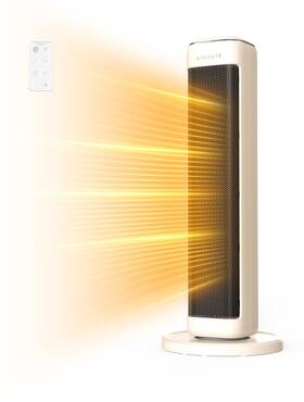 Airmate 15242 25 Inch Space Heaters For Indoor Use Large Room Electric Beige