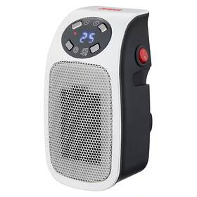 Aiwa 445009037078 7.87 In Electric Outlet Ceramic Plug-in Space Heater Lcd Digital Screen Up To