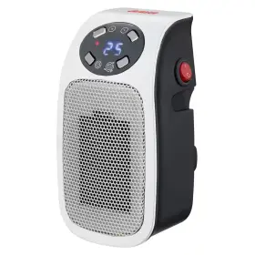 Aiwa 445009037078 7.87 In Electric Outlet Ceramic Plug-in Space Heater Lcd Digital Screen Up To