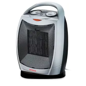 Aiwa 445037865865 1500-watt 10.2 Inch Electric Oscillating Room Ceramic Heater With Handle Overhea
