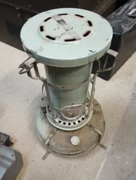 P150051 Aladdin Vintage Blue Flame Kerosene Heater Model P 150051 Made In England Works