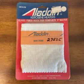 Sw3120 Aladdin S-381 Genuine Glass Fiber Wick For Temp-rite 9 Heater New Old Stock