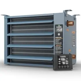 Hha50-pro Alecoil 50 000 Btu Hydronic Hanging Unit Heater With Remote