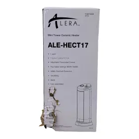 Ale-hect17 Alera Mini Tower Ceramic Heater 7.3 Inch X 17.1 Black