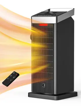 Ak-qn18 Alrocket 1500w Ceramic Space Heater 90 Oscillating Remote Control Thermostat