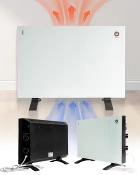 Amaze-heater 854208008302 Space With Thermostat - White