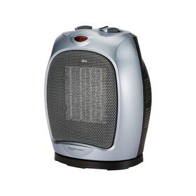 Amazon Basics Dq1928-y-silver Oscillating Ceramic Portable Indoor Space Heater Fast Heating Technology Ov
