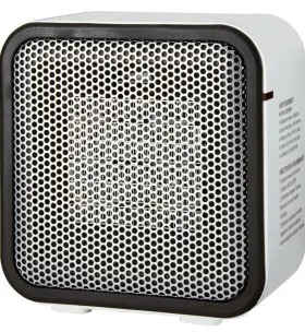 Dq1722c Amazonbasics Amazon Basics Ceramic Space Heater Mini For Office Desk 500 W White