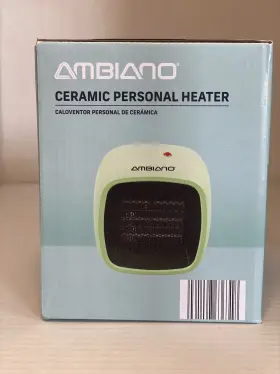 Cph-1 Ambiano Ceramic Personal Heater- Green Compact New With Box