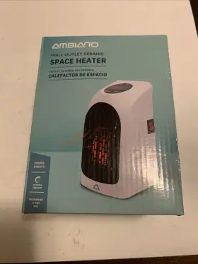 Wh007a Ambiano Wall Outlet Ceramic Space Heater