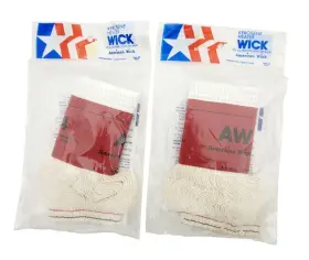 American Wick 019944110041 Lot Of 2 Aw 4 Kerosene Heater Wicks Fiberglass Top New Sealed