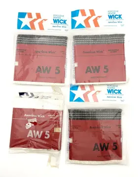 American Wick 019944110058 Lot Of 4 Aw-5 Kerosene Heater Wicks New
