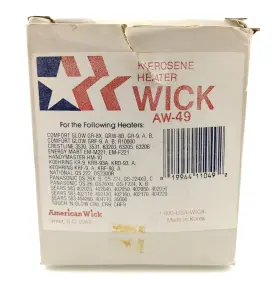 Aw-49 American Wick 019944110492 Kerosene Heater New