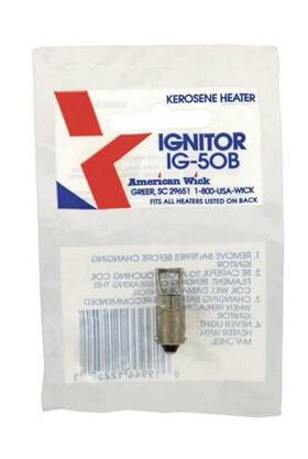 American Wick 019944122501 Ignitor Ig-50b For Kerosene Heater Heating Appliance Brand New Nib