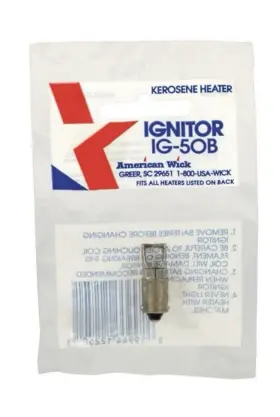 Ig-50b American Wick 019944122501 Ignitor For Kerosene Heater Heating Appliance Brand New Nib