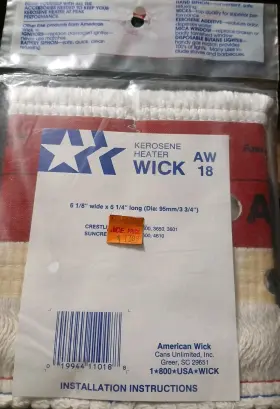 Aw18 American Wick Aw 18 Replacement Kerosene Heater