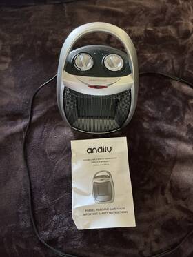 Andily Fh014t-s A Duly Ceramic Portable Heater Electric