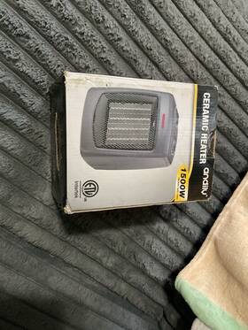 Andily Fhha6a 1500w Ptc Ceramic Portable Space Heater Auto Shut-off Overheat Protection