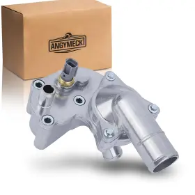 Am121253 Angymeck Upgraded Aluminum Metal Thermostat Housing Assembly One Hole With Sensor Rh14