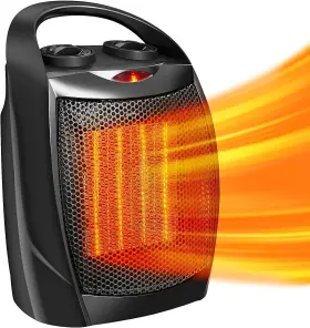 Antarctic Star 445037481423 Space Heater Electric Portable Fan For Indoor Use 750w/150