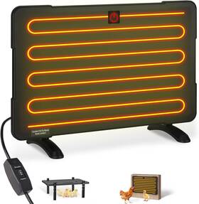 Aoksure Ph200u Chicken Coop Heater Energy-saving Design Heat Lamp For Chickens Etl-compliant
