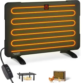 Ph200u Aoksure Chicken Coop Heater Energy-saving Design Heat Lamp For Chickens Etl-compliant
