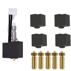 Amw-3d-120 Aomuwke 3d Printer Hotend For Kobra S1 Parts Hot End Kit With 4pcs Silico