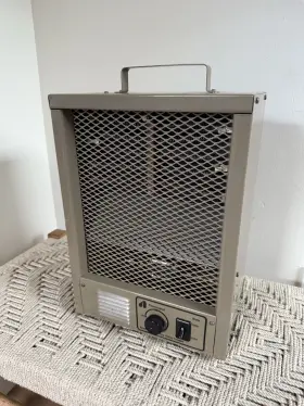 29h90-2 Arvin Vintage Heavy Duty Utility Space Heater 1500 Watt Model Works