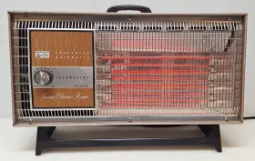 34hii-i Arvin Vintage Instant Electric Heater Fanforced Automatic 3411-1 Working Retro