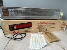 44h35 Arvin Perimeter Heater Two Radiant Heats 1650 Or 1320 Watts Model 40 Inch L