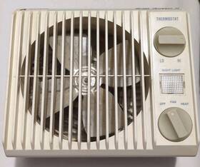 Arvin Wh-2003 Vintage Wall Hugger Ii Plug-in Space Heater Fan Wh-20 Works