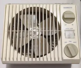 Wh-2003 Arvin Vintage Wall Hugger Ii Plug-in Space Heater Fan Wh-20 Works