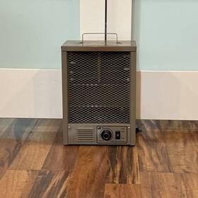 Arvinair 29h90-6 Vintage Arvin Heaby Duty Utility Heater 1500w 120v Tan - Works Well