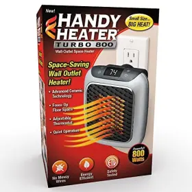83119235 As Seen On Tv Handy Heater Turbo 800 Wall-outlet Space
