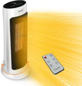 Dd6027 Asmallfish Tower Space Heater For Indoor Large Room With Remote 12h Timer 1500w